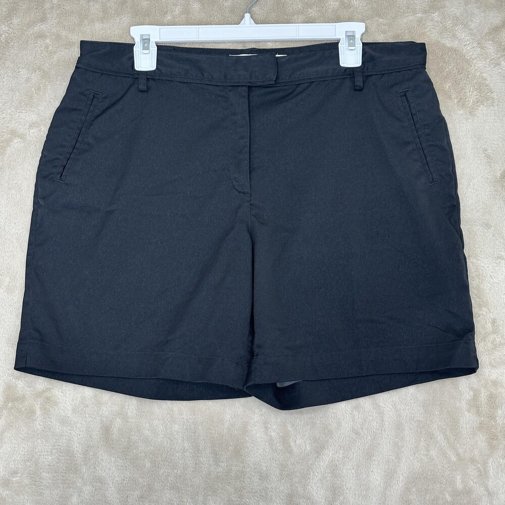 Lady Hagen Golf Shorts Womens 12 Gray Performance Stretch Pockets Athletic
